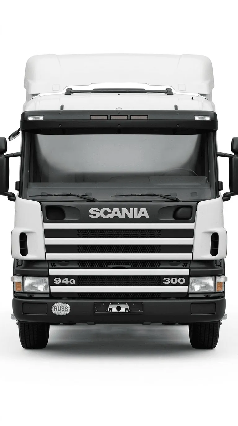 Scania 94G 300 — откидная рамка на грузовик